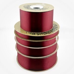 Ribbon - Satin Luster - #5 - 7/8" x 100 yds - Burgundy