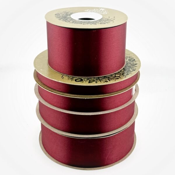 Ribbon - Satin Luster - #16 - 2" x 100 yds - Burgundy