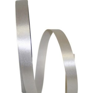Ribbon - Satin Supreme - #3 - 9/16" x 100 yds - Silver (Gray)