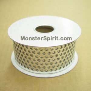 Ribbon - Metallic - Honeycomb / Punchinella  #9 -1 5/8" x 25 yds - Metallic Silver