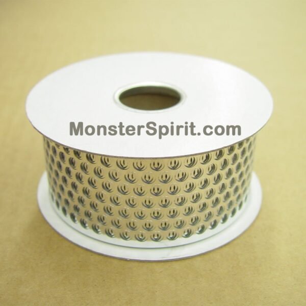 Ribbon - Metallic - Honeycomb / Punchinella  #9 -1 5/8" x 25 yds - Metallic Silver