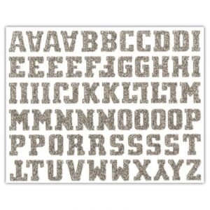 Sticker - Block .5" Petite Assorted Alpha Sheet 3"x5" (1 sheet)
