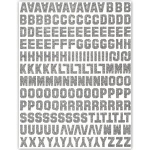 Sticker - Block .75" Midsize Assorted Alpha 8"x10" (1 sheet)