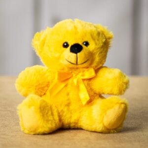 Plush - 6" Colorama Bear - Yellow (1pc)