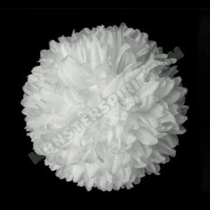alt= "7.5inch white homecoming mum flower"
