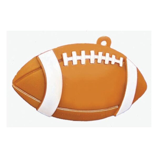 Sports Trinket - Dome Football Charm 2.5" Brown (24pc)