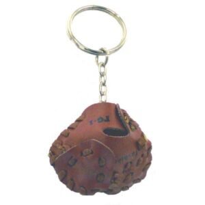 Sport Keychain - Baseball Glove 1.5" (12 pc) - Brown