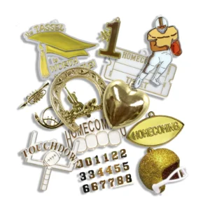 Metallic Gold Charms
