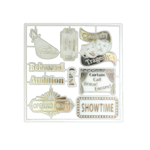 Trinket - Drama Charm Set - (12pc) - White / Silver
