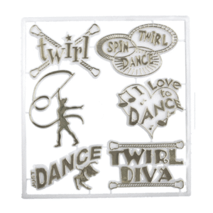 Trinket - Dance/Twirl Charm Pack - Silver - 12pc