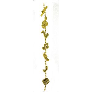 Garland - Band Instrument - (9ft) - Metallic Gold