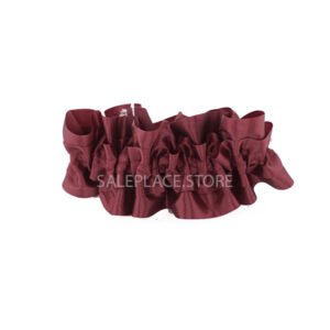 Garter - #40 Regular Large Satin - Burgundy (12pc)
