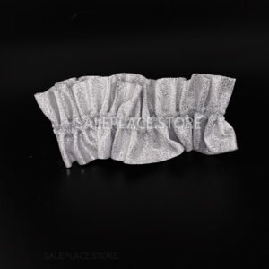 Garter - #40 Regular Large Lame' - Silver (12pc)