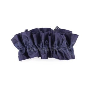 Garter - #40 Regular Large Satin - Navy Blue (12pc)