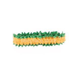 Garter - #9 Regular Two-Tone Satin - Holiday Green / Gold (12pc)