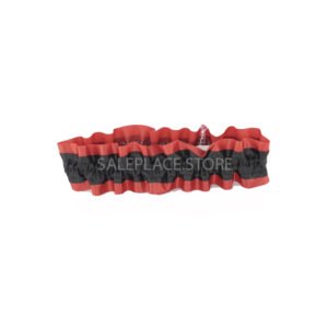Garter - #9 Regular Two-Tone Satin - Holiday Red / Black (12pc)