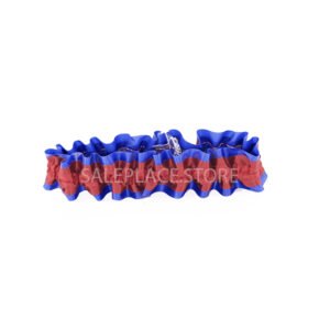 Garter - #9 Regular Two-Tone Satin - Holiday Red / Royal (12pc)