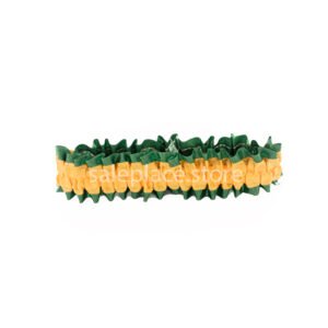Garter - #9 Regular Two-Tone Satin - Hunter Green / Gold (12pc)