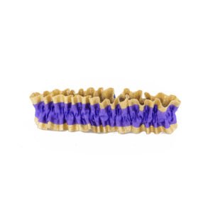 Garter - #9 Regular Two-Tone Lame' - New Violet / Gold (12pc)