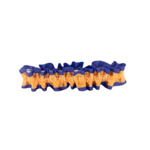 Garter - #9 Regular Two-Tone Satin - Navy  Blue / Gold (12pc)