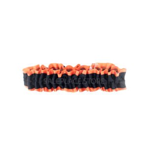 Garter - #9 Regular Two-Tone Satin - Bright Orange / Black (12pc)