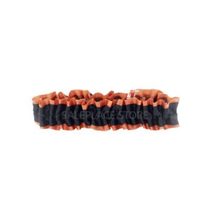 Garter - #9 Regular Two-Tone Satin - Pumpkin / Black (12pc)