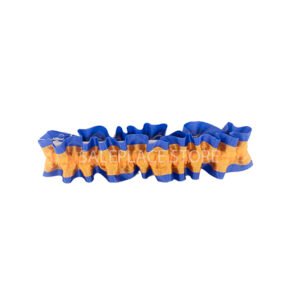 Garter - #9 Regular Two-Tone Satin - Royal Blue / Gold (12pc)