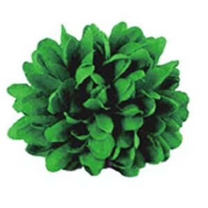 Flower - Mum - 4" Colored Mum 8 layer (12 Pc) - Emerald Green