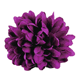 Flower - Mum - 4" Colored Mum 8 layer (12 Pc) - Purple