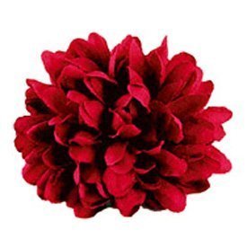 Flower - Mum - 4" Colored Mum 8 layer (12 Pc) - Red