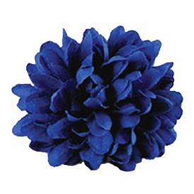 Flower - Mum - 4" Colored Mum 8 layer (12 Pc) - Royal Blue