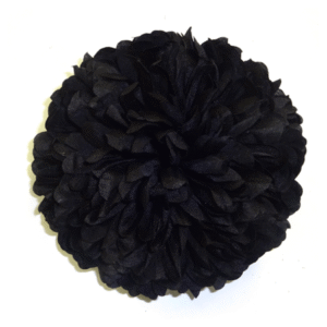 Flower - Mum - 6.5" Solid Colored Mum (12 pc) - Black