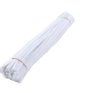 Chenille (Pipe Cleaners) (100pc) - White