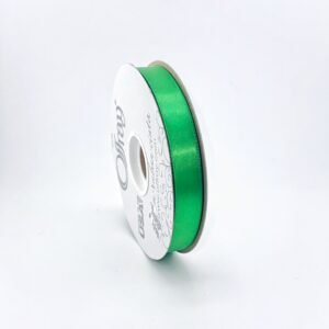 Ribbon - Double Faced Satin - #3 - 5/8" x 50 yards - Emerald
