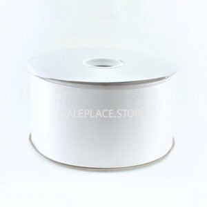 White # 40 grosgrain ribbon