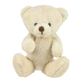 Plush - 5" Tan Jointed Faux Fur Teddy Bear - (1 pc)