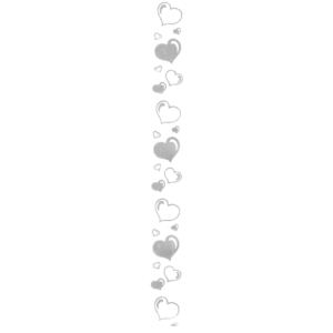 #5 Clear Bubble Hear ribbon