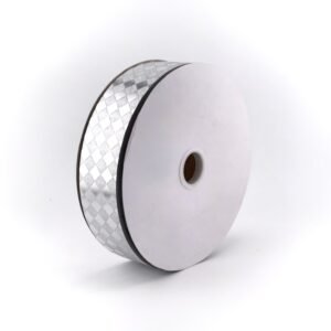 Diamond dust silver dymondz patterm 1 1/2" ribbon