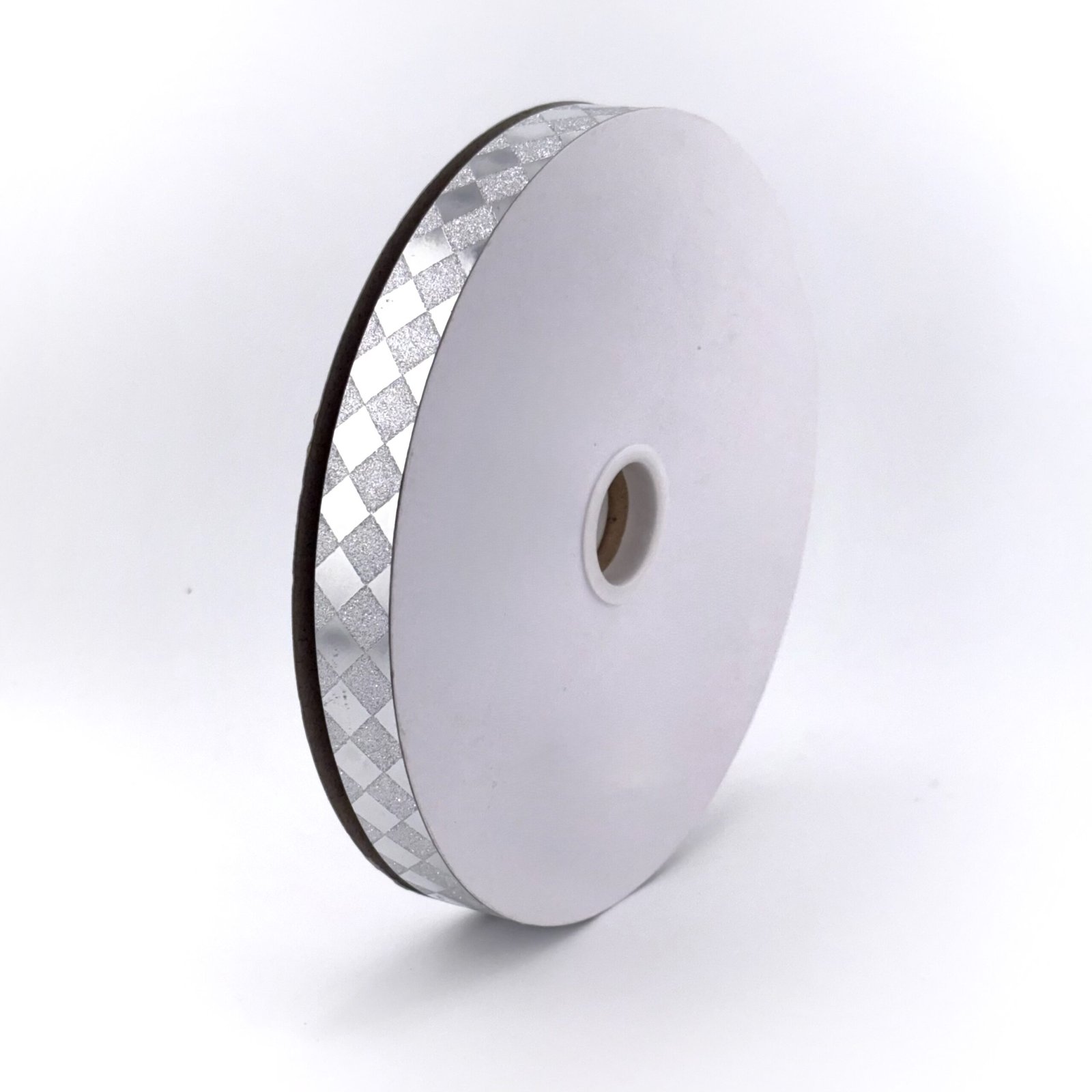 Diamond dust silver dymondz pattern 5/8" ribbon