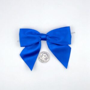 Large Bow - Double Faced Satin - 4x3" - Royal Blue - (50pc)