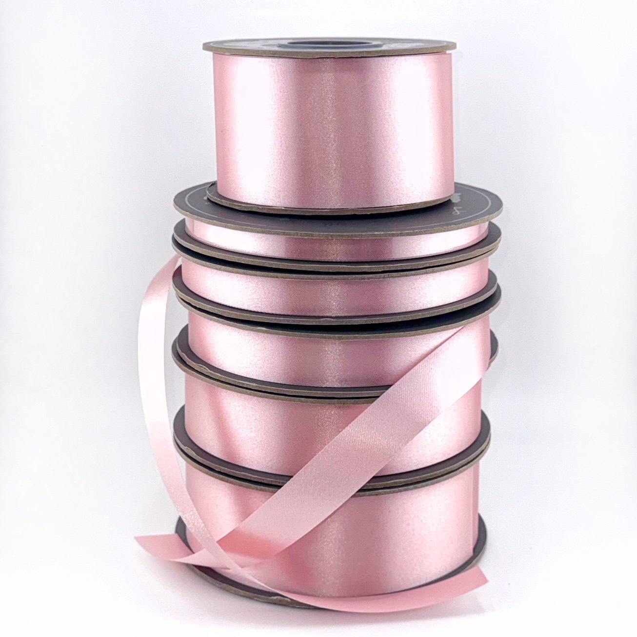 Ribbon - Satin Supreme - #5 - 7/8in x 100 yds - Quartz (Pinkish)