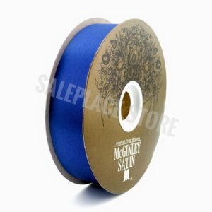 Ribbon - Satin Lustre / Luster (Gold Label) - #9 (1 5/16 inch) x 100 yds - Royal Blue