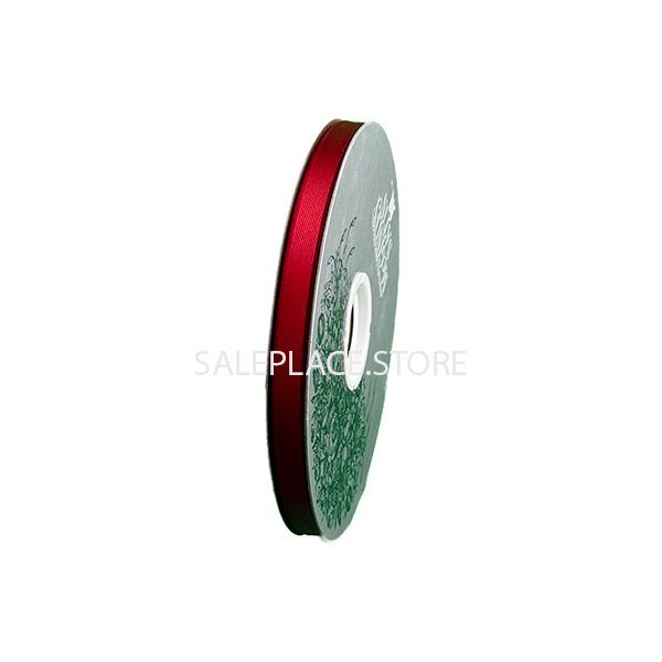 Ribbon - Satin Acetete (Silver Label) - #1.5 - 5/16" x 100 yds - Holiday Red