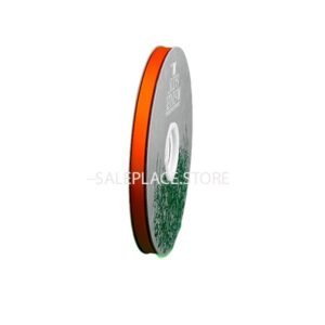 Ribbon - Satin Lustre / Luster (Gold Label) - #3 - 9/16" x 100 yds - Orange (Bright)