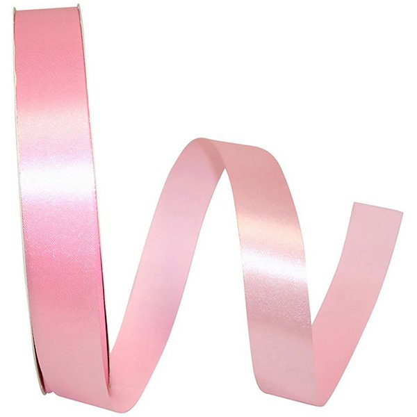 Pink Satin Supreme 5/8 inch Ribbon for Homecoming mums and braids