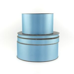 Satin blue ribbon