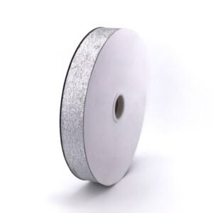 Diamond dust silver striped
