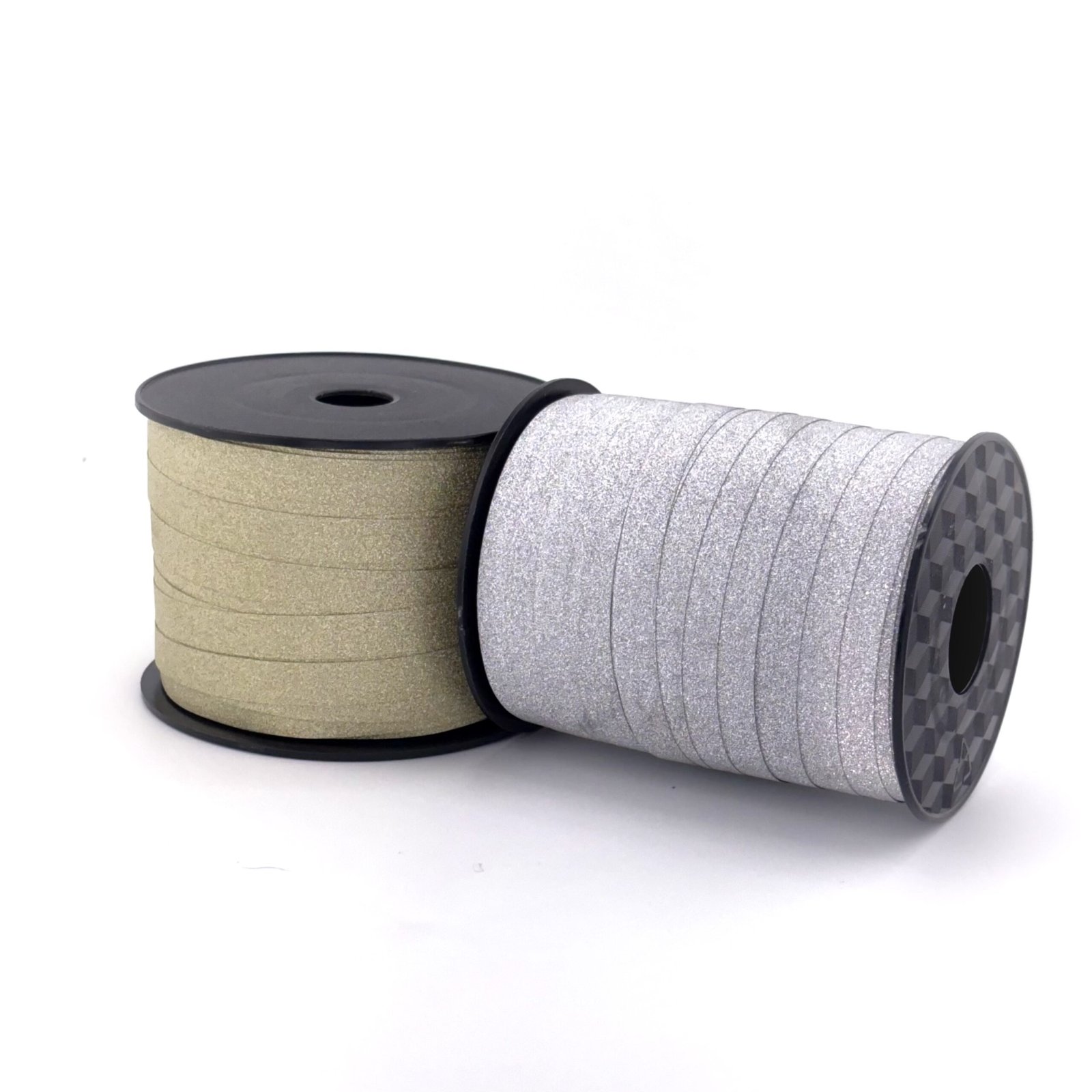 Ribbon - Metallic - Diamond Dust Curling Ribbon #1.5 (3/8") x 100 yds - Silver - Image 2