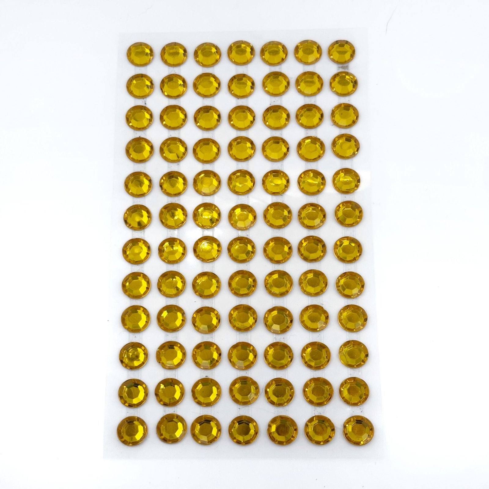 10mm gold acrylic sticker gems