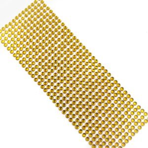 Adhesive Rhinestones gold